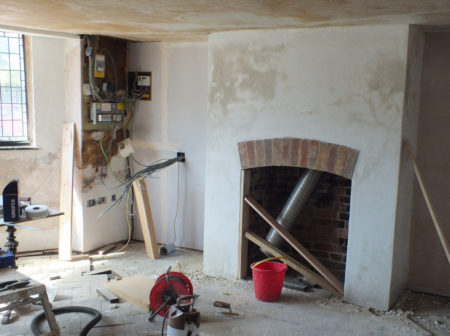 fireplace-plastered