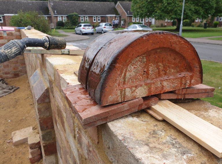 Garden Wall Coping | The Salutation - Restoration