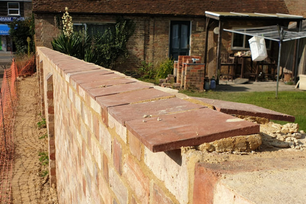 Garden Wall Coping | The Salutation - Restoration