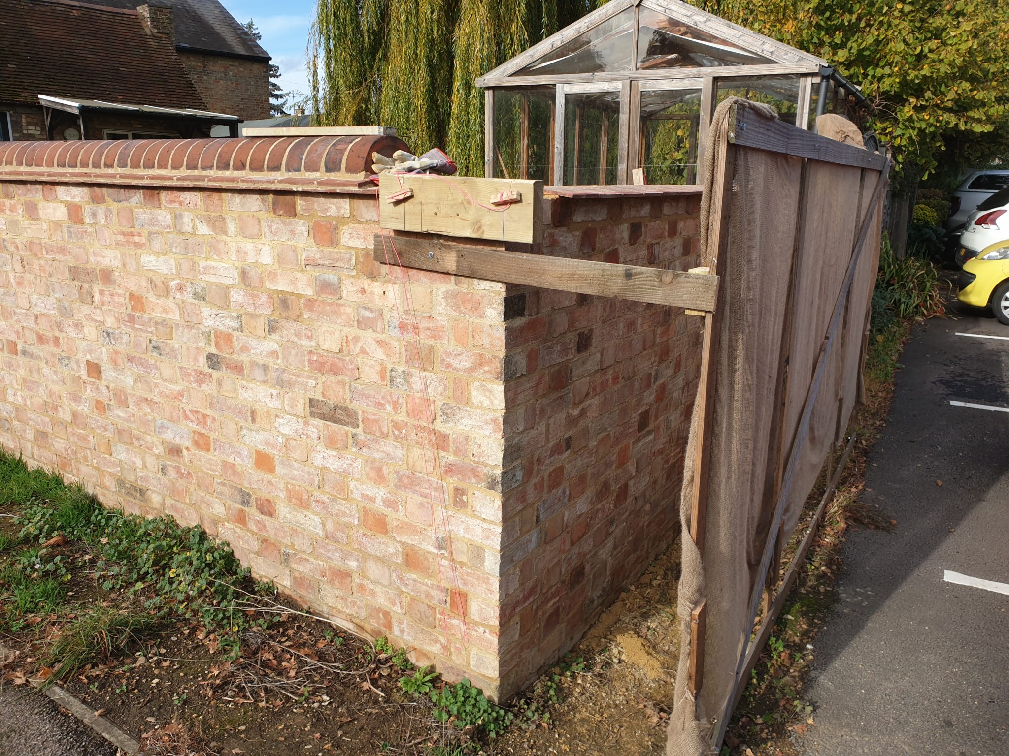 Finishing the Garden Wall The Salutation Restoration